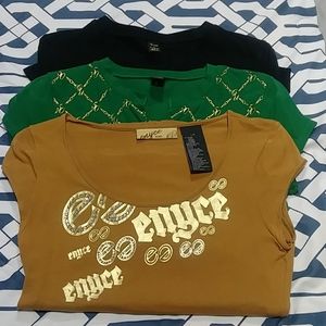 3 large juniors tees